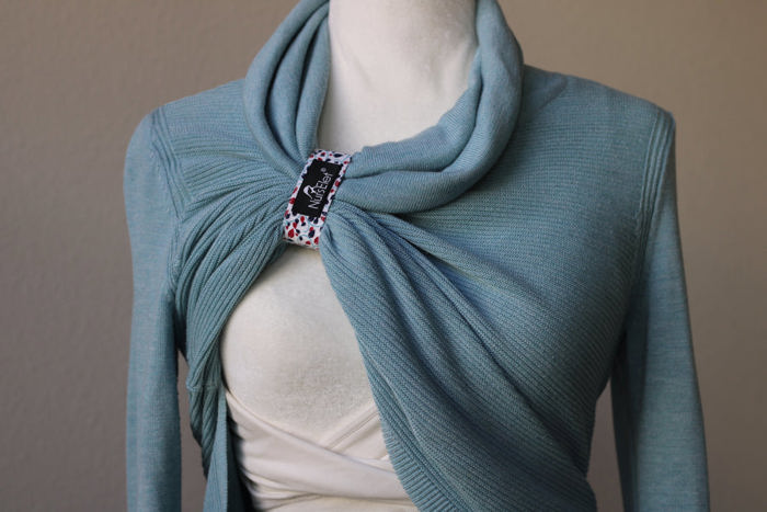 NursElet - Nursing Bracelet, Hands-Free Shirt Holder Becomes Your Breastfeeding Reminder Bracelet - TWO NursElets