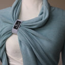 Striped NursElet - Nursing Bracelet, Hands-Free Shirt Holder Becomes Your Breastfeeding Reminder Bracelet - TWO NursElets