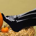 Style 1 S-M Men's & Womenswear Knee High Compression Halloween Spooky Socks | 3-Pairs
