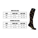 Style 3 S-M Men's & Womenswear Knee High Compression Halloween Spooky Socks | 3-Pairs