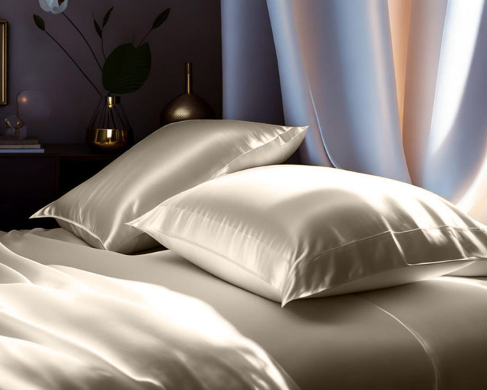 4-Piece Soft & Silk feel Satin Sheet Set with 2 Pillowcases