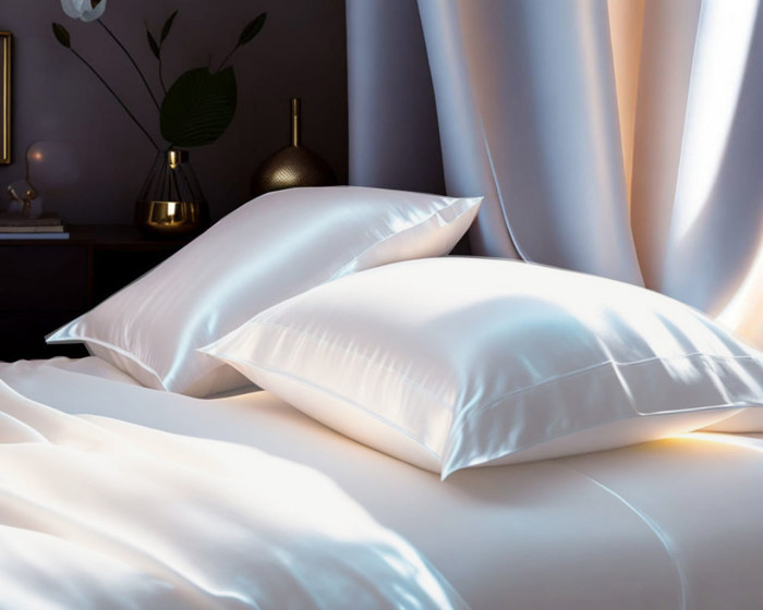 4-Piece Soft & Silk feel Satin Sheet Set with 2 Pillowcases