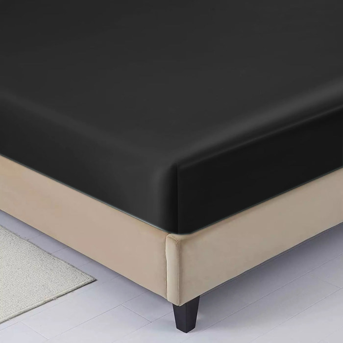 4-Piece Soft & Silk feel Satin Sheet Set with 2 Pillowcases