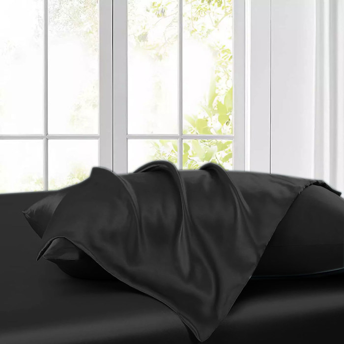 4-Piece Soft & Silk feel Satin Sheet Set with 2 Pillowcases