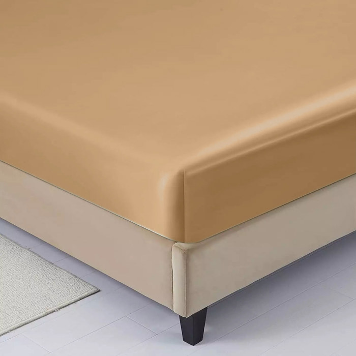 4-Piece Soft & Silk feel Satin Sheet Set with 2 Pillowcases