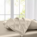 Ivory Queen 4-Piece Soft & Silk feel Satin Sheet Set with 2 Pillowcases