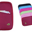 Red Travel Wallet Passport Holder and Organizer | Set of 2