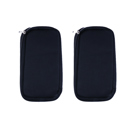 Black Travel Wallet Passport Holder and Organizer | Set of 2
