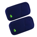 Navy Travel Wallet Passport Holder and Organizer | Set of 2