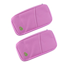 light pink Travel Wallet Passport Holder and Organizer | Set of 2