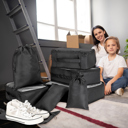 Black 8-Piece Lightweight Compact Organizing Packing Cubes