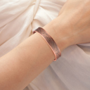 Copper Copper Set of 2 Adjustable Tree of Life Magnetic Therapy Copper Bracelet For Men and Women