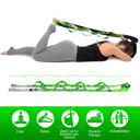 Green Nylon Non-Elastic Stretch bands for Exercise