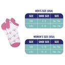 Ankle Large 6-Pair Breast Cancer Awareness Compression Knee High & Ankle Socks