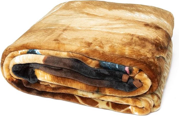 Signature Cute Clever Golden Retriever Golden Dog Printed Ultra-Soft Throw Blanket Home Decorative Blanket for Living Room Bed Sofa
