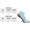 Ocean Deep L-XL 3-Pair Copper Compression Ankle Socks for Men & Women
