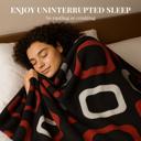 Queen Black & Red Plush Queen Size Blanket ? Ultra Soft & Warm, Cool Boys Design