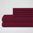 Burgundy King Hotel Luxury 2000 Series 6-Piece Rayon from Bamboo Cooling Bed Sheet Set
