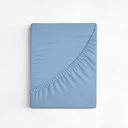 Denim Blue King Hotel Luxury 2000 Series 6-Piece Rayon from Bamboo Cooling Bed Sheet Set