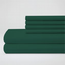 Emerald Green California King Hotel Luxury 2000 Series 6-Piece Rayon from Bamboo Cooling Bed Sheet Set