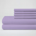 Lavender King Hotel Luxury 2000 Series 6-Piece Rayon from Bamboo Cooling Bed Sheet Set