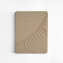 Light Khaki King Hotel Luxury 2000 Series 6-Piece Rayon from Bamboo Cooling Bed Sheet Set