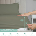 Dove grey Full/Double Ultra-Soft 6-Piece Microfiber Sheet Set – Lightweight, Wrinkle-Free, Deep Pocket Bedding for All Bed Sizes