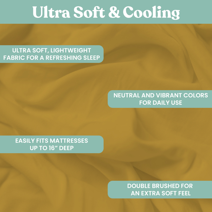 Ultra-Soft 6-Piece Microfiber Sheet Set – Lightweight, Wrinkle-Free, Deep Pocket Bedding for All Bed Sizes