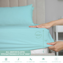 Ocean Queen Ultra-Soft 6-Piece Microfiber Sheet Set – Lightweight, Wrinkle-Free, Deep Pocket Bedding for All Bed Sizes