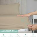 Safari Queen Ultra-Soft 6-Piece Microfiber Sheet Set – Lightweight, Wrinkle-Free, Deep Pocket Bedding for All Bed Sizes