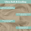 Safari Queen Ultra-Soft 6-Piece Microfiber Sheet Set – Lightweight, Wrinkle-Free, Deep Pocket Bedding for All Bed Sizes