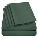 Pine Queen Ultra-Soft 6-Piece Microfiber Sheet Set – Lightweight, Wrinkle-Free, Deep Pocket Bedding for All Bed Sizes