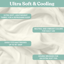 Vanilla King Ultra-Soft 6-Piece Microfiber Sheet Set – Lightweight, Wrinkle-Free, Deep Pocket Bedding for All Bed Sizes