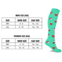 Multicolored L-XL Comfort & Joy Holiday Compression Socks-3 Pair