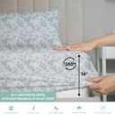 Willow Full/Double Ultra-Soft 6-Piece Microfiber Sheet Set – Lightweight, Wrinkle-Free, Deep Pocket Bedding for All Bed Sizes