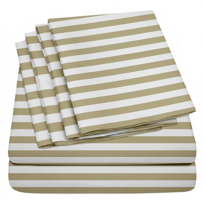 Ultra-Soft 6-Piece Microfiber Sheet Set – Lightweight, Wrinkle-Free, Deep Pocket Bedding for All Bed Sizes