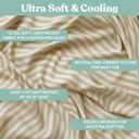 Sand lines Queen Ultra-Soft 6-Piece Microfiber Sheet Set – Lightweight, Wrinkle-Free, Deep Pocket Bedding for All Bed Sizes