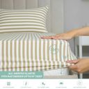 Sand lines California King Ultra-Soft 6-Piece Microfiber Sheet Set – Lightweight, Wrinkle-Free, Deep Pocket Bedding for All Bed Sizes