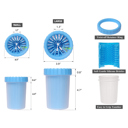 Puppy Portable Silicone Pet Dog Cat Paw Feet Cleaning Brush Bottle