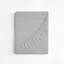 Light Gray Queen Hotel Luxury 2000 Series 6-Piece Rayon from Bamboo Cooling Bed Sheet Set