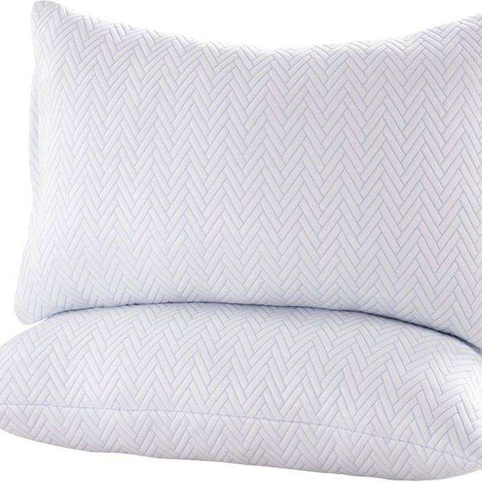 2-Pack | Soft & Plush Fiber Fill Adjustable Cooling Sleeping Pillow