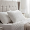 White Queen 2-Pack | Soft & Plush Fiber Down Alternative Rayon from Bamboo Sleeping Pillow