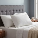White Queen 2-Pack | Soft & Plush Fiber Down Alternative Rayon from Bamboo Sleeping Pillow