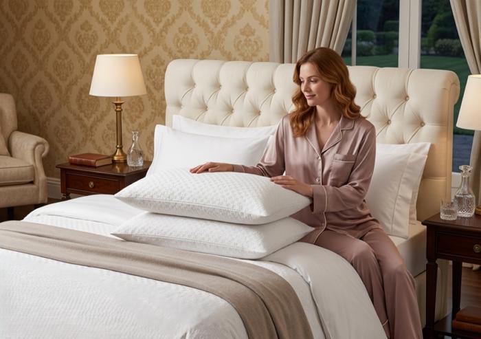 2-Pack | Soft & Plush Fiber Down Alternative Rayon from Bamboo Sleeping Pillow