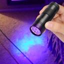 1-Pack Pet Urine Detector UV Flashlight 12 LED Portable Black Light for Locating Pet Stains on Carpet, Furniture & Floors 1 and 2 pack