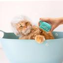 1-Pack Soft Silicone Pet Bath Brush with Shampoo Dispenser Easy Grooming & Massage Scrubber for Dogs & Cats (1 or 2 Pack)