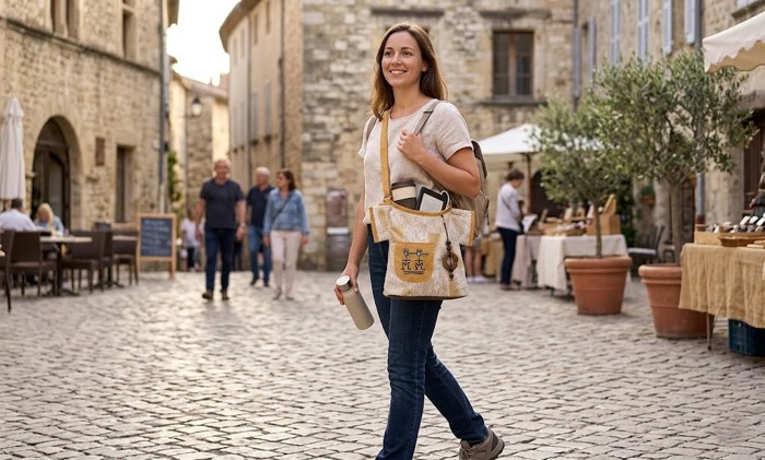 Classic Vintage Women's T-Shirt Style Shoulder Messenger Handbag