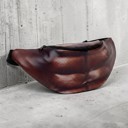 Dark Skin Dad Bod Fanny Pack Realistic Belly Waist Bag