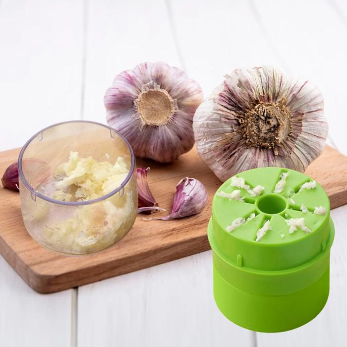 Mini Handheld Food Chopper & Garlic Mincer Manual Dicer for Vegetables, Nuts, Onion, Meat, Ginger & Pepper Easy Press Kitchen Tool