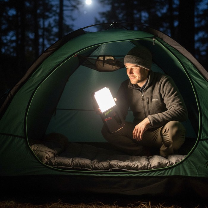 Emergency Beacon Camping Light Ultra Slim Portable LED for Hiking, Fishing, Hurricane & Outdoor Use